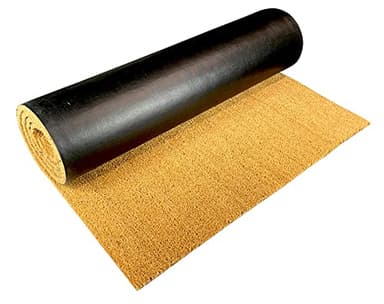 FloorPro Coir Entrance Matting - Cut To Size, Heavy Duty Indoor & Outdoor for Entrances, Doorway, Reception, Foyer Coconut Mat Strips Doormats (150cm x 100cm)