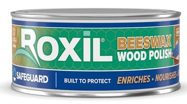 Roxil Beeswax Polish (300g) for Wood Furniture & Ornaments - Multipurpose Waterproof Natural Beeswax Blend