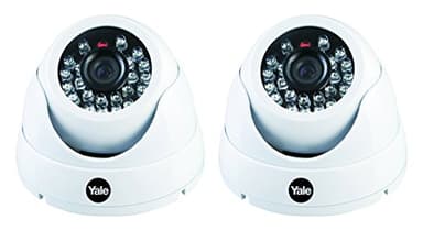 Yale HD1080 CCTV Dome Cameras (Twin Pack) - White