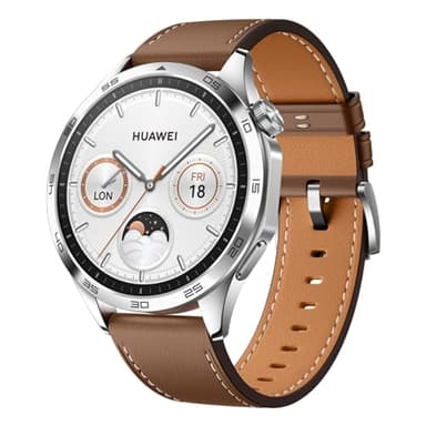 HUAWEI WATCH GT 4 Smart Watch for men women - Up to 2 Weeks Battery Life Fitness Tracker - Compatible with Android & iOS - Health Monitoring with Pulse Wave Arrhythmia Analysis - GPS Integrated -Brown