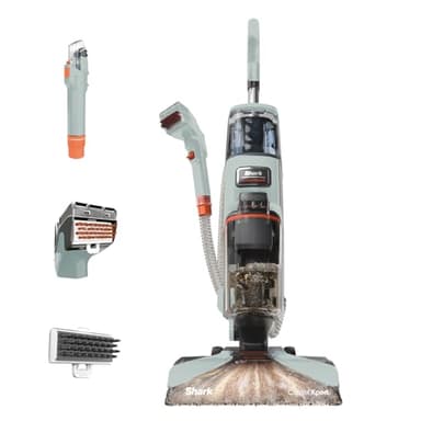 Shark CarpetXpert Deep Clean Carpet Cleaner with Built-In Stain & Spot Remover, 3 Tools & Full-Size Formula, Removes Dirt & Grime, Fast Drying, Lightweight & Portable, 2.3L. 960W, Grey, EX150UKCP