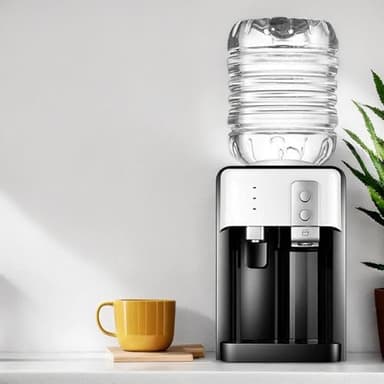 Top Loading Water Cooler Dispenser,Countertop Electric Hot & Cold Water Cooler Dispenser for Home Office Dormitory