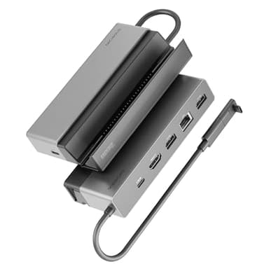 BenQ GR10 HDMI 2.1 Docking Station | USB4 Gaming Dock | Gaming Hub | TV Dock | ROG Ally/Legion GO/ TB4/ Steam Deck Compatible | 4K120Hz | PD100W | 2.5GbE-GeForce Now | Flip Stand | beCreatus