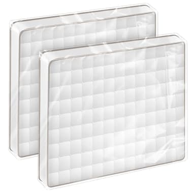 Mattress Cover for Moving, 2 Plastic Mattress Protectors Waterproof King Size Mattress Bags Mattress Covers 240 X 200 X 35cm Reusable Mattress Bags for Storage