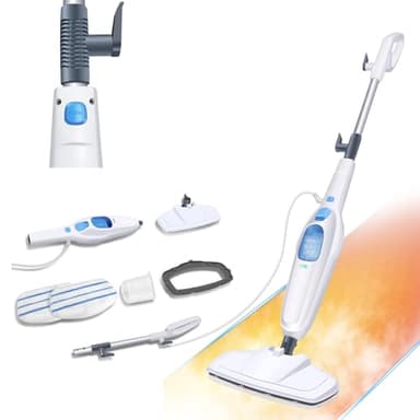 Floor Steamer Mop Shark Steam Mop for Hard Floor Cleaner,Steam Cleaner Electric Mop Floor Mop Wet Dry Dust Flat Cleaning Mop with 400 ML Tank,Tile Floor Cleaner for Laminate Floors