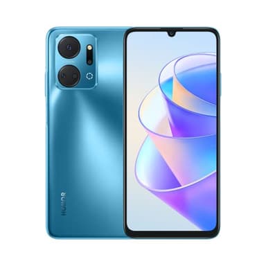 HONOR X7a Mobile Phone Unlocked, 6.74-Inch 90Hz Fullview Display, 50MP Quad Camera with 5330 mAh Battery, 4 GB+128 GB, Android 12 Ocean Blue