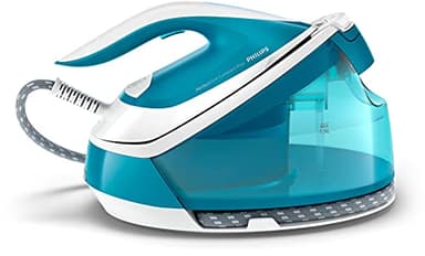 Philips PerfectCare Compact Plus Steam Generator Iron, Up to 430g Steam Boost, 1.5L Detachable Water Tank, Carry Lock, Guaranteed no Burns, GC7920/26 White