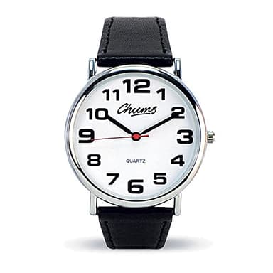 Chums Classic Watch Leather Strap Easy Read With Big Numbers Mens Or Ladies Multi