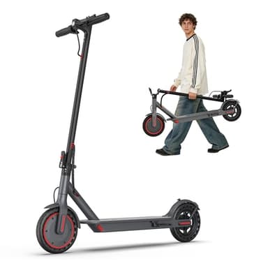 Riceel Electric Scooter, Foldable Electric Scooter, Speed up to 25 km/h, 20-30 km of autonomy, 8.5" Solid Tire, Maximum Load 120 kg, Dual Braking