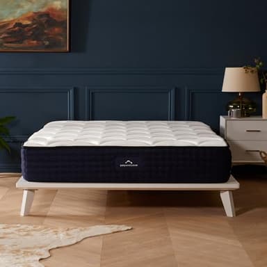 DreamCloud Luxury Hybrid King Mattress 28 cm - Medium-Firm Memory Foam - Reinforced Edge Pocket Springs - Quilted Top - 365 Night Trial - Forever Warranty
