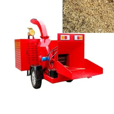 Branch Wood Grinder Tree Branch Crusher Chipper Garden Tree Leaf Branch Shredder with Diesel Engine Gasoline Engine Crusher