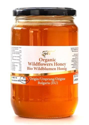 900 g Raw Organic Honey from Wildflowers Blossom, Single sourced from own Bee Farms, Harvested in Clean Environment
