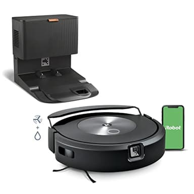 iRobot Roomba Combo j7+ Self-Emptying Robot Vacuum & Mop - Fully Retractable pad, Identifies & Avoids Obstacles, Smart Mapping, Alexa, Ideal for Pets