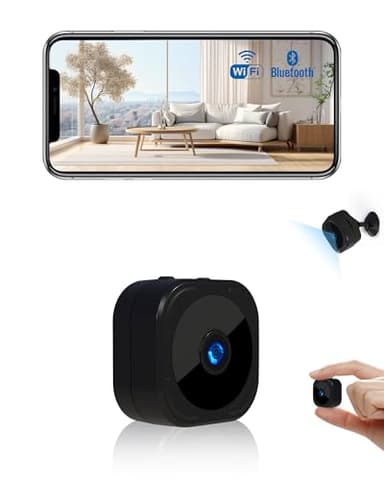 AOBOCAM Mini Spy Hidden Camera 1080P HD Wireless WiFi Indoor Security Camera with Night Vision, Motion Detection, Wide Angle, APP Control