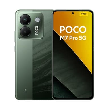 POCO M7 Pro 5G Smartphone – 8GB+256GB, 6.67" FHD+ Display, 64MP Camera, MediaTek Processor, 5000mAh Battery, 33W Fast Charging, Dual SIM – Green