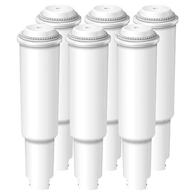 Waterdrop Coffee Filter Cartridge, Replacement for Jura® 68739 Claris® White Filter Cartridge, Jura® 60209 62911, NOT for Coffee Machines with ENA Blue (6)