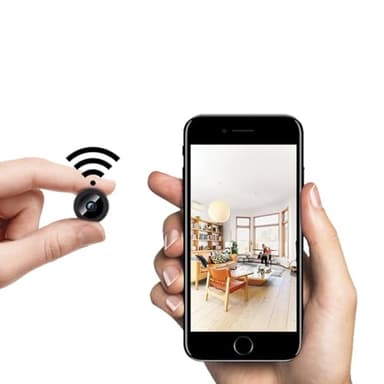 efancy Spy Camera 1080P WiFi Hidden Camera Wireless Indoor Secret Camera Mini Nanny Spy Cam Home Security Surveillance Camera Micro Small Monitor Video Camera with Motion Detection App Control