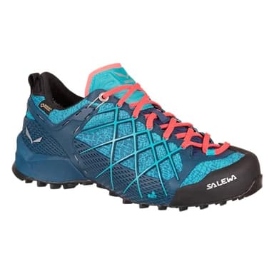 Salewa Wildfire Gore-Tex Women's Approach Shoes, Blue, 6