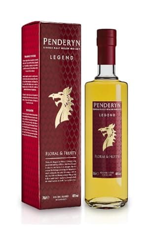 Penderyn Legend, Single Malt Welsh Whisky, Dragon Range, - 40% ABV,70 cl, Great for Birthdays and Christmas, Made at Penderyn Distillery with Water from Brecon Beacons, Complete in Premium Gift Box