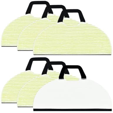 DLAIMI 6PCS Vacuum Mop Pads Replacement Compatible with Shark RV2610WA AV2610WA RV2620WD RV2610WFUS RV2410WD AI Ultra 2-in-1 Robot Vacuum,Washable Reusable Microfiber Soft Pads
