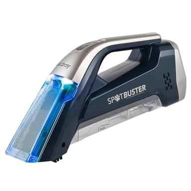 Beldray BEL01624 Cordless Spot Buster - Handheld Carpet Cleaner, 110ML Detergent Tank, Lift & Clean Up After Pets, Spills,7.4V, Built-In Spray Function & Scrubbing Brush, Dual Tank Filters Dirty Water