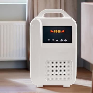Portable Oxygen Concentrator with Cannula and Backpack for Home Travel Outdoor Use, Air Purification Device