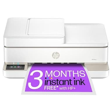 HP Envy 6520e All in One Printer | Perfect for Home | Colour | Wireless | Print, Scan & Copy | 3 Months of Instant Ink Included | Automatic 2-sided Photo Printing | Automatic Document Feeder | Beige