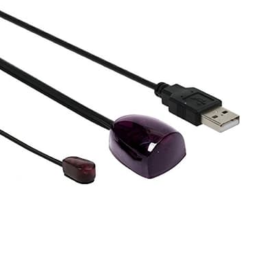 Pootack IR Repeater - Infrared Remote Extender with 1 Receiver and 1 Emitter, Hidden IR System for Amplifier, Cable Box, Stereo Receiver, Satellite, DVD, Blu-ray Players