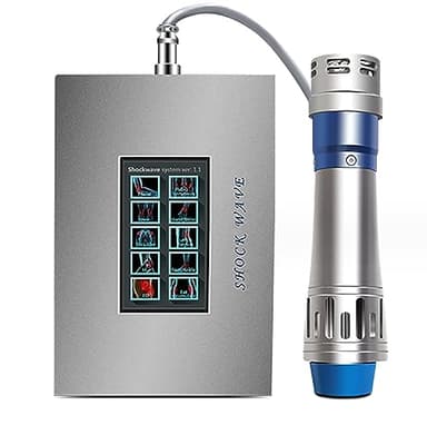 Shock Wave Therapy Machine, Multifunctional Shockwave Muscle Massager with 7 Massage Heads,Intelligent Adjustment Of Massage Intensity| Touch Screen,Relief The Pain, for Home Beauty Salon