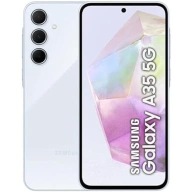 Samsung Galaxy A35 256GB 5G SIM Free Smartphone - Awesome Iceblue