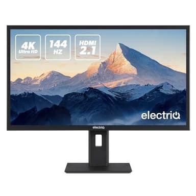 Electriq 28" 4K IPS UHD 144Hz Gaming and Business Monitor