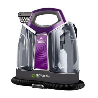 BISSELL SpotClean Pet, Portable Carpet Cleaner,Upholstery Cleaner to Remove Spots, Spills & Stains with HeatWave Technology, Spot Cleaner to Clean Carpets, Stairs, Upholstery & Car Seats, 36982