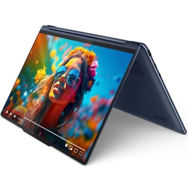 Lenovo Yoga 9 2-in-1 Convertible 14IMH9 Laptop (Intel Core Ultra 7 155H CPU | 16GB DDR5 RAM | 1TB M.2 NVMe SSD | Intel Arc Graphics | Windows 11 Home | 14" 2.8K 120Hz OLED Touchscreen) - Cosmic Blue