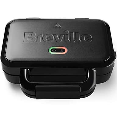 Breville VST082X Sandwich Maker, Stainless Steel | Black