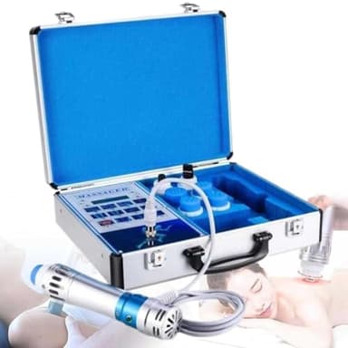Shockwave ED Therapy Machine,Electromagnetic shock wave machine, Portable ED Shock Wave Therapy Machine for Erectile Dysfunction&ED Treatment and Relieve Pain with 7 Massage Heads