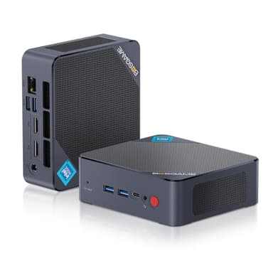 BOSGAME Mini PC Intel 12th N100 Mini Computers 16GB DDR4 512GB SSD Windows 11 Pro Mini Desktop PC, Dual HDMI,4*USB Gen3.2,Type-C, WiFi5, BT4.2, 2.5G LAN