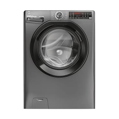 Hoover H-WASH 350 9kg Freestanding Washing Machine, 1400 RPM, A Rated, ECO-Power Inverter Motor, hOn App, 60 Programmes, Eco Doser, Power Care System, Graphite, 60x54x85 cm - H3WPS496TAMBR680