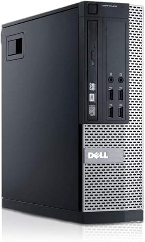 Dell Optiplex Intel Core i7-2600 Quad Core 16GB RAM 256GB SSD HDD WiFi Windows 11 Pro Desktop PC Computer (Renewed)