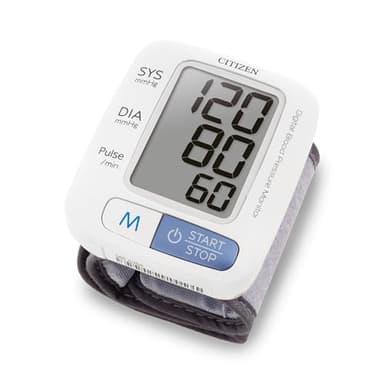 Citizen Digital Blood Pressure Monitors Wristwatch - Large Display Pulse Blood Pressure Machine with Irregular Heartbeat, Hypertension and Body Movement Indicator - Wrist BP Machine for Home Use