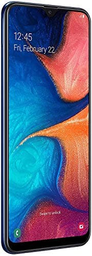 Samsung Galaxy A20e Dual-SIM 32GB 5.8-Inch HD+ 13MP Camera Android 9 Pie UK Version Smartphone – Blue (Renewed)