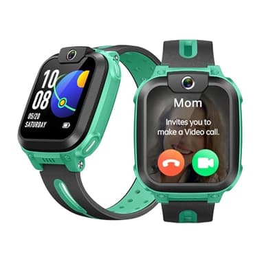 imoo Z1 Smart Watch for Kids,740mAh Long Battery Life Real-Time HD Video Call Kids Watch,GPS Location Real-Time Positioning,IPX8 Water-Resistance, Kids Smart Watch (Green)