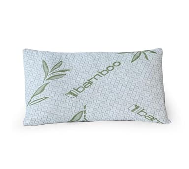 Luxury Shredded Memory Foam Bamboo Pillow, Adjustable, Orthopaedic, Supports Neck and Anti Snore Pillow with Removable and Washable Bamboo Pillowcase. (Pack of 1)