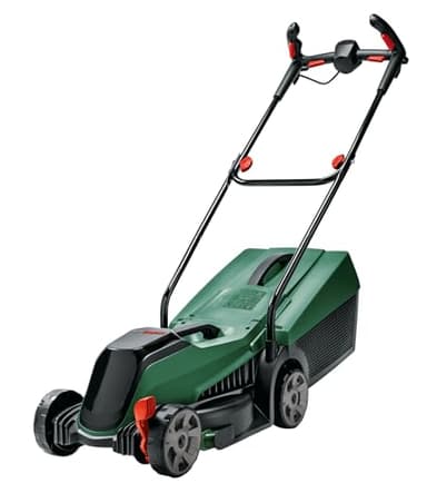 Bosch Cordless Lawnmower CityMower 18V-32 (18 Volt, 1x Battery 4 Ah, Brushless Motor, Cutting Width: 32 cm, Lawns up to 300 m², in Carton Packaging)
