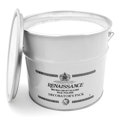 Renaissance Wood Wax and Polish - 3 Litre Clear Wax for Furniture, Oak Wood, and Antique Restoration - Wood Care and Restoration