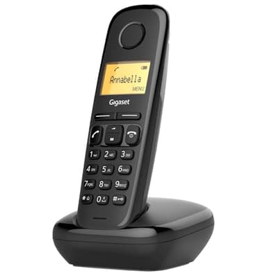 Gigaset A170 - Cordless DECT Telephone - Illuminated Graphic Display - Easy to Use - Simple Installation, Black [UK Version]
