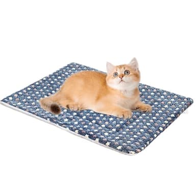 Warm Dog Bed for Winter, Warm Cat Bed, Kitten Warmer Bed, Small Dog Bed, Self-Warming Cat Pads, Winter Cat Dog Mat, Thermal Pet Mat for Pets Indoor