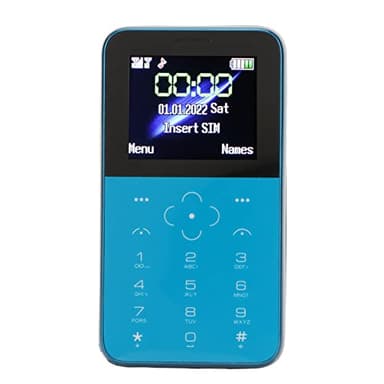 Mini Cellphone for Kids, Unlocked Smartphone 1.5''LCD 5MP Dual SIM Mobile Phone 800mAh Battery, for Kids Children Students Age 4-12 (Blue)
