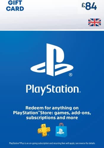 PlayStation Store Gift Card 84 GBP | PSN UK Account | PS5/PS4 Download Code
