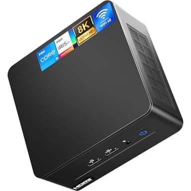 (ASUS NUC) Intel NUC 12 Pro Mini Desktop Computer, Intel Core i5-1240P Mini PC(12C/16T, Up to 4.4GHz) 16GB DDR4 RAM & 256GB PCIe 4.0 NVMe SSD,Iris XE Graphics, WiFi6E/BT5.3/8K/Windows 11 Pro