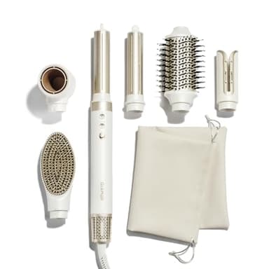 GLAMUP AirCurler 6 in 1 Multi Hair Styler, 110K High-Speed Motor with Coanda Tech Autowrap & Hair Dryer Brush – Drying, Curling, Volumizing, Straightening with Magic Styler